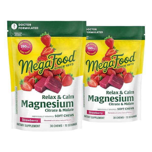 Masticables Relax Calm Magnesio Citrato Malato Salud Corazón - Imagen 1