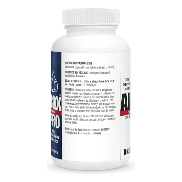 Alicina Ajo 450mg 100 Cápsulas Vegetales Apoyo Inmunológico - Imagen 3
