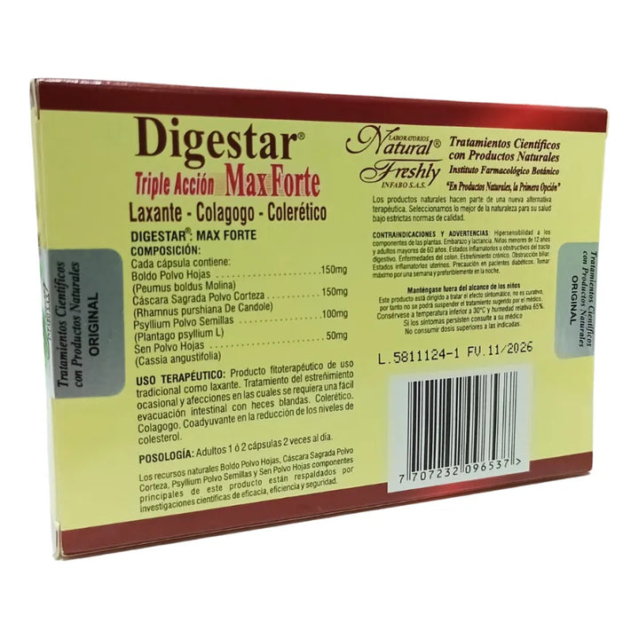Digestar Max Forte Suplemento - Imagen 2