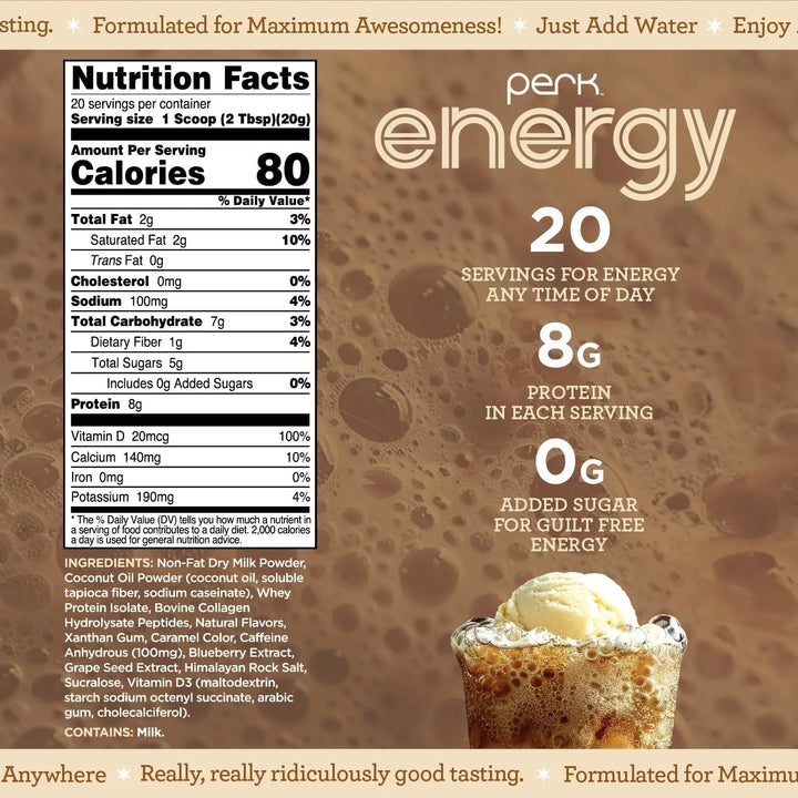Cápsulas De Energía Sabor Root Beer Freeze 20 Porciones Sin - Imagen 2