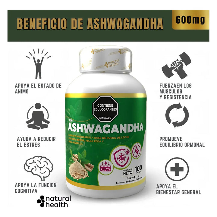 Ashwagandha Organica Capsulas - Imagen 2