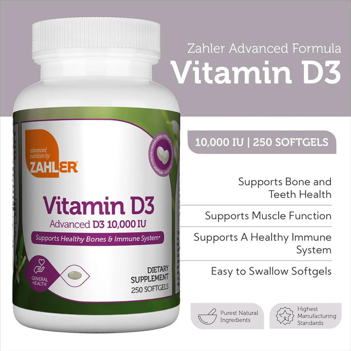 Cápsulas Blandas Vitamina D3 10,000 Ui 250 Unidades Apoyo In - Imagen 2