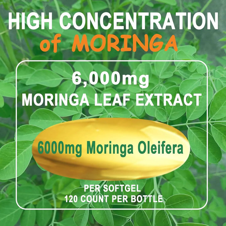 Cápsulas Blandas De Moringa Orgánica Para Energía Y Salud In - Imagen 4