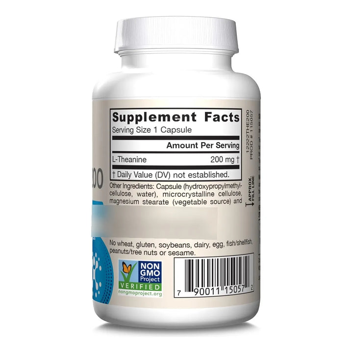 Theanine 200 Mg Aminoacido Neurologicamente Activo 60 Cap - Imagen 10