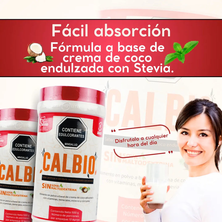 Batido En Polvo Cal-bio Nutrition Factory - Imagen 3