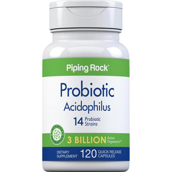 Cápsulas Probióticas Acidophilus 3 Mil Millones Cultivos Viv - Imagen 1
