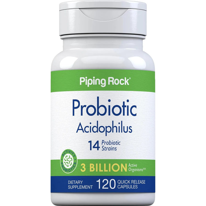 Cápsulas Probióticas Acidophilus 3 Mil Millones Cultivos Viv - Imagen 1