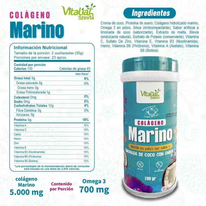 Colágeno Hidrolizado Marino Vitaliah X2 - Imagen 2
