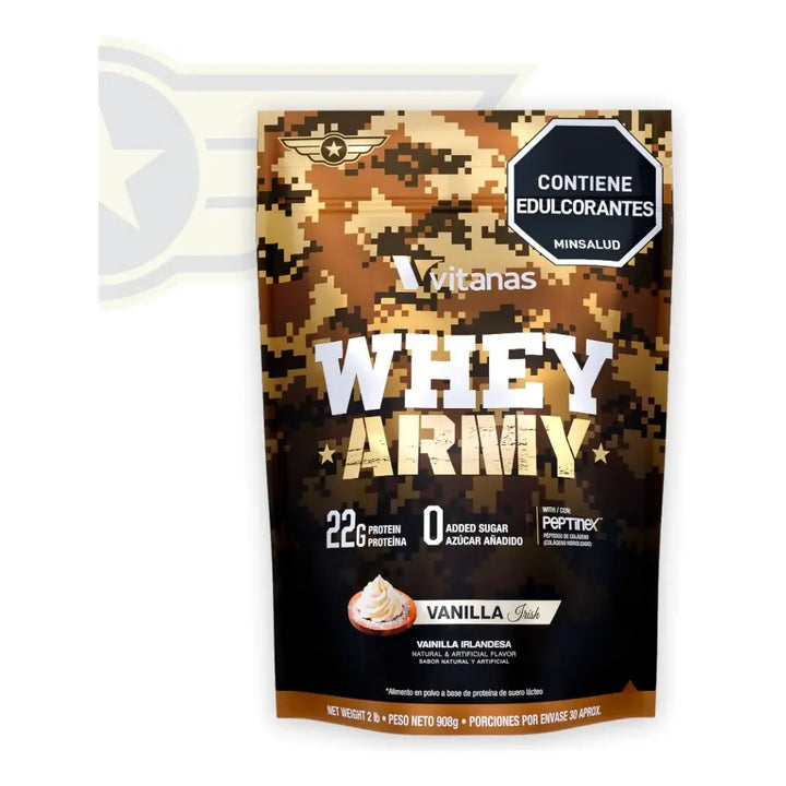 Whey Army 2lb Vitanas Proteina - Imagen 3