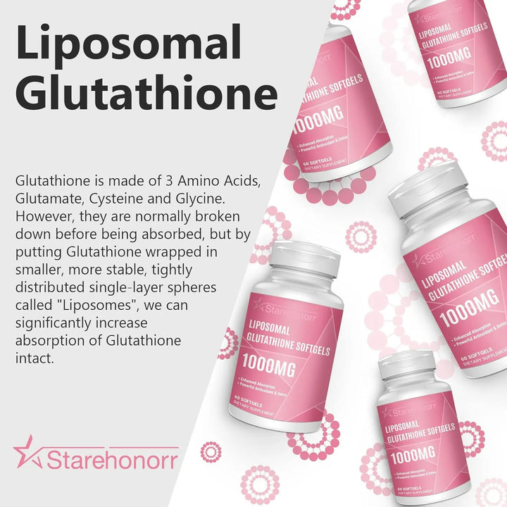 Cápsulas De Glutatión Liposomal 1500 Mg Con Vitamina C Antio - Imagen 5