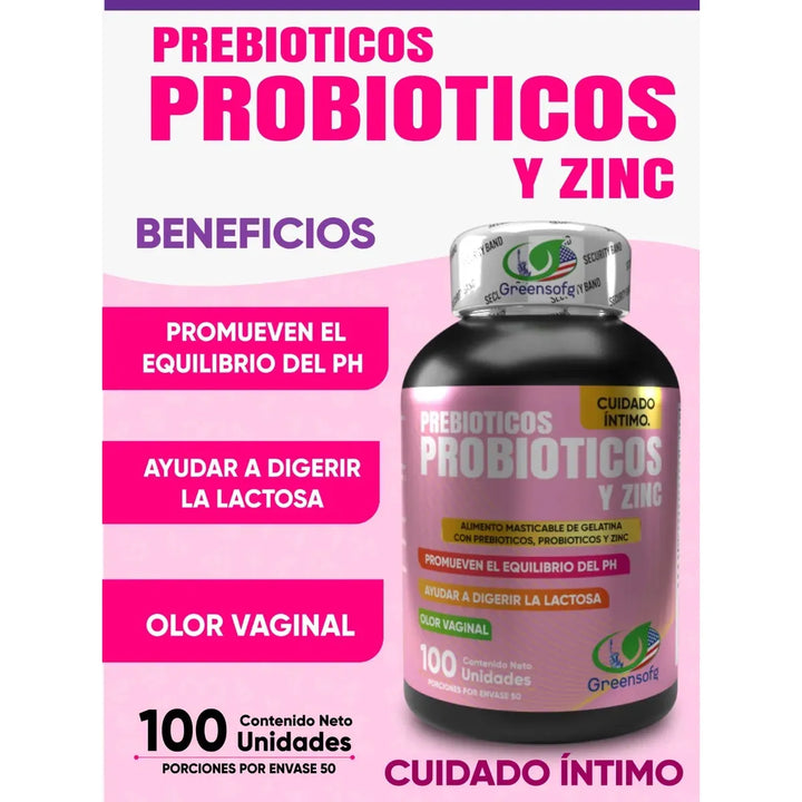 Probioticos Vaginales Fem Ph+ Prebioticos Zinc Invima - Imagen 4