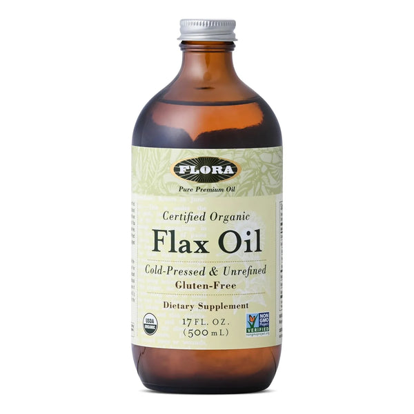 Aceite De Semilla De Lino Orgánico Prensado En Frío Omega 3 - Imagen 1