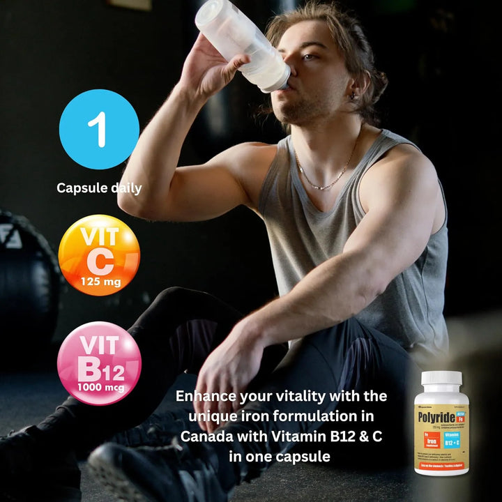 Complejo De Hierro 350 Mg Apoyo Energético Vitamina C 125 Mg - Imagen 3