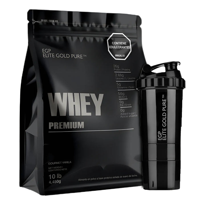 100% Whey Premium 10 Libras De Egp Elite Gold Pure 10lb 10 Lb Standard Protein - Imagen 1