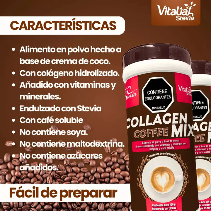 Colágeno Hidrolizado Coffee Plus Vitaliah - Imagen 4