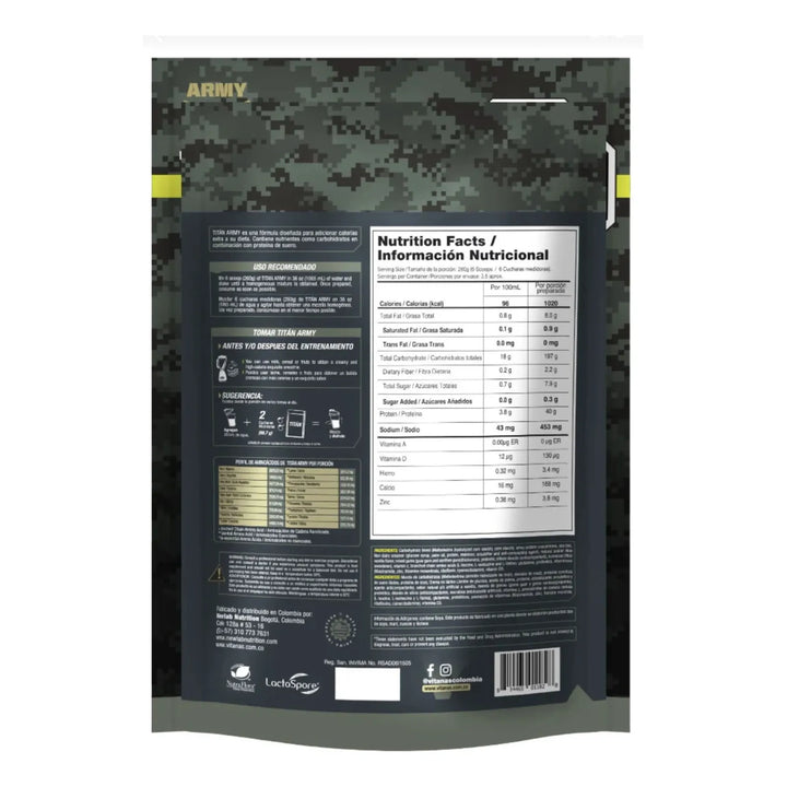 Proteina Titan Army 2 Lb - Imagen 2