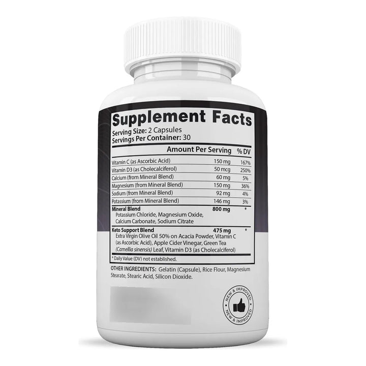 Cápsulas Avanzadas Keto 1500 1275mg Con Vinagre De Sidra De - Imagen 4