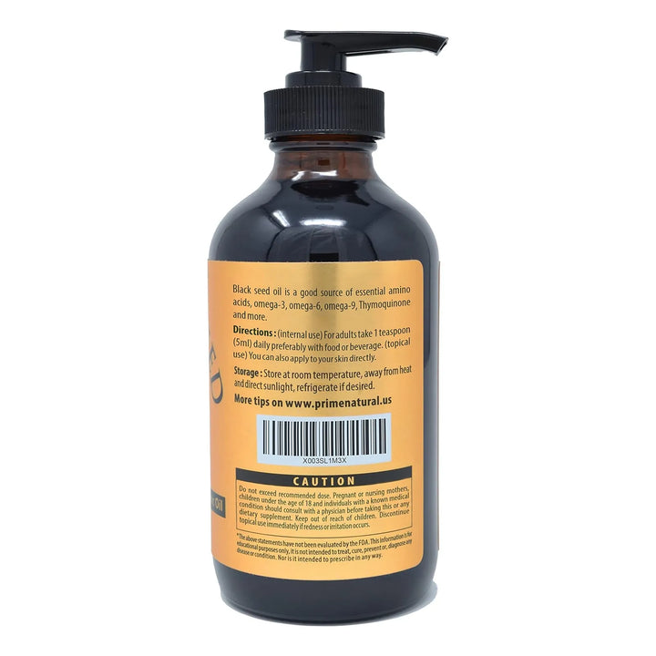 Aceite Orgánico De Semillas Negras 473 Mililitros Prensado E - Imagen 3