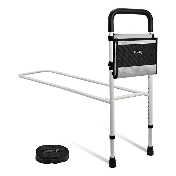 Rieles De Cama Ajustables Para Adultos Mayores Soporte 400 Lbs Seguridad Estabilidad