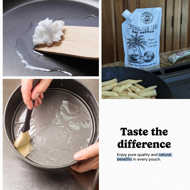 Aceite De Coco Orgánico Prensado En Frío Para Café Y Cocinar Fragancia - Imagen 7