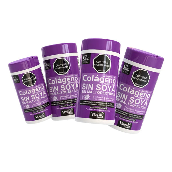 Colágeno Hidrolizado Vitaliah Vainilla X4 - Imagen 1