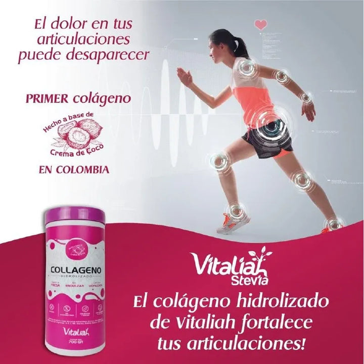 Colageno Fresa Vitaliah 700g - Imagen 4