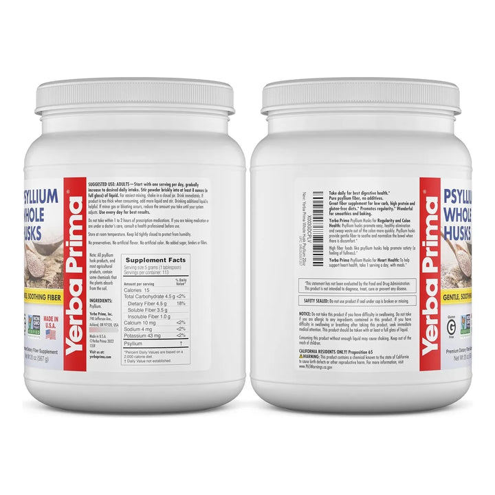 Cascara De Psyllium Entera Colon Intestinal 567 Gr X 2 Und - Imagen 6