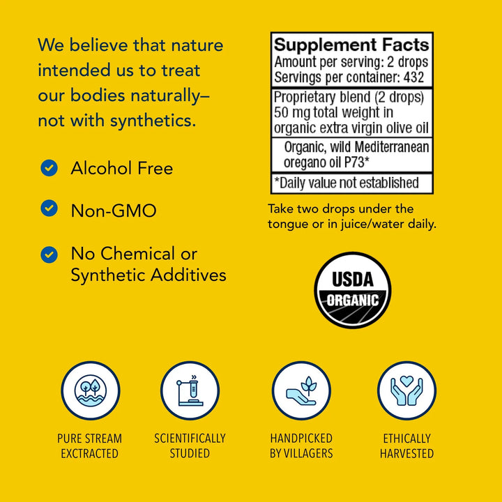 Aceite Orégano Silvestre Orgánico 30 Ml Paquete De 3 Apoyo I - Imagen 4