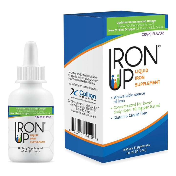 Hierro Líquido Sabor Uva 60 Ml Ideal Para Energía Y Salud - Imagen 3