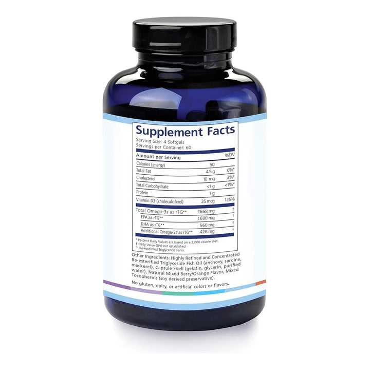Aceite De Pescado Omega 240 Cápsulas Blandas Beneficiosas - Imagen 6