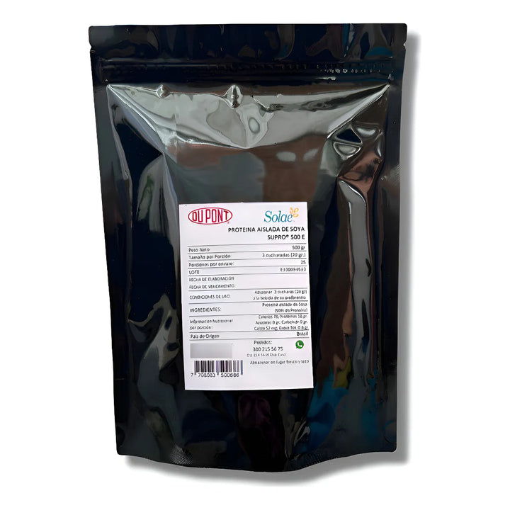 Proteina Aislada De Soya 500 Gr Sin Sabor - Imagen 1