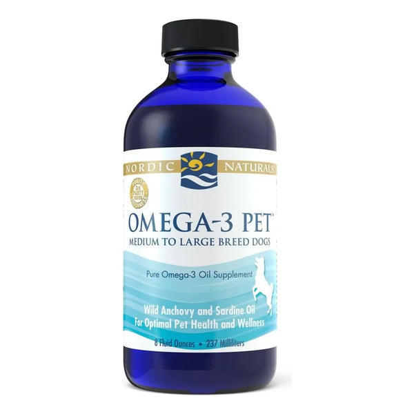 Aceite De Pescado Omega-3 Para Mascotas 240 Ml 1518 Mg De Om - Imagen 1