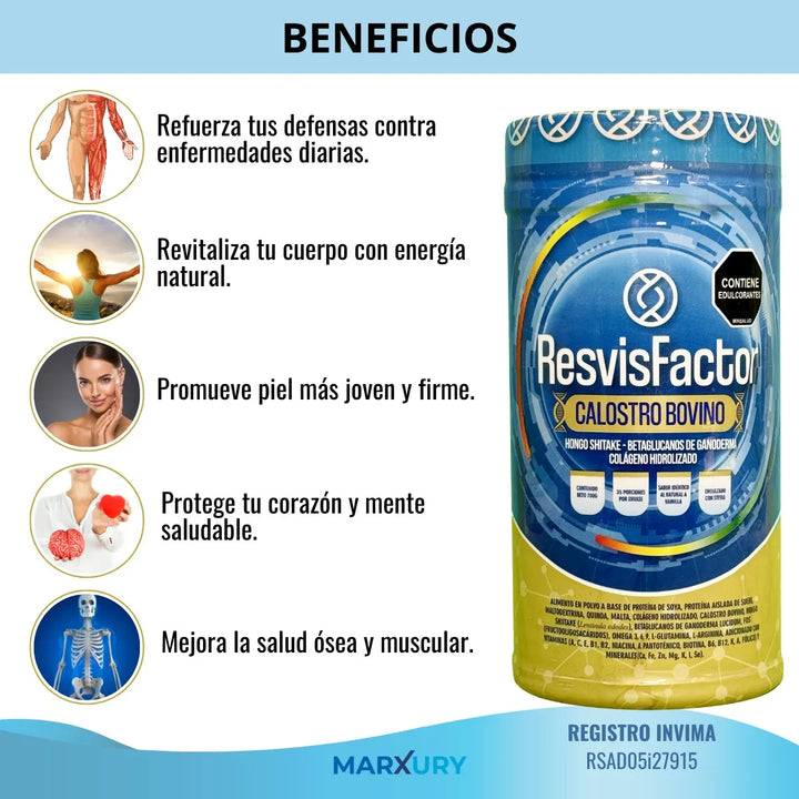 Calostro Bovino En Polvo Resvis Delicioso - Imagen 2