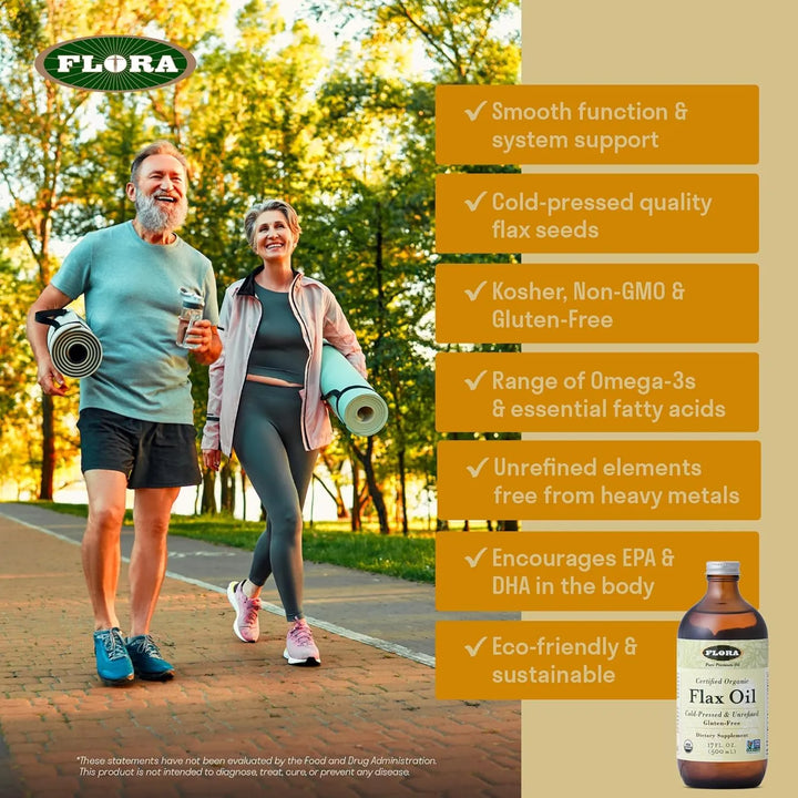 Aceite De Semilla De Lino Orgánico Prensado En Frío Omega 3 - Imagen 3