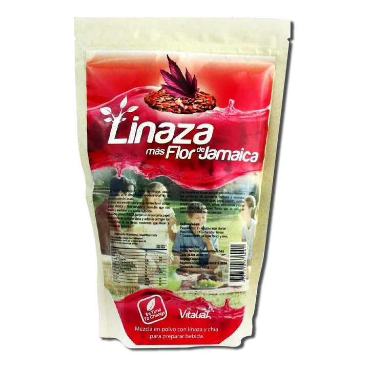 Kit X2 Linaza Con Flor De Jamaica Vitaliah - Imagen 2