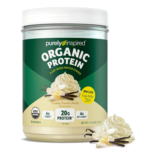 Batido De Proteína Orgánica En Polvo 100% Plantas Sabor Vain - Imagen 1