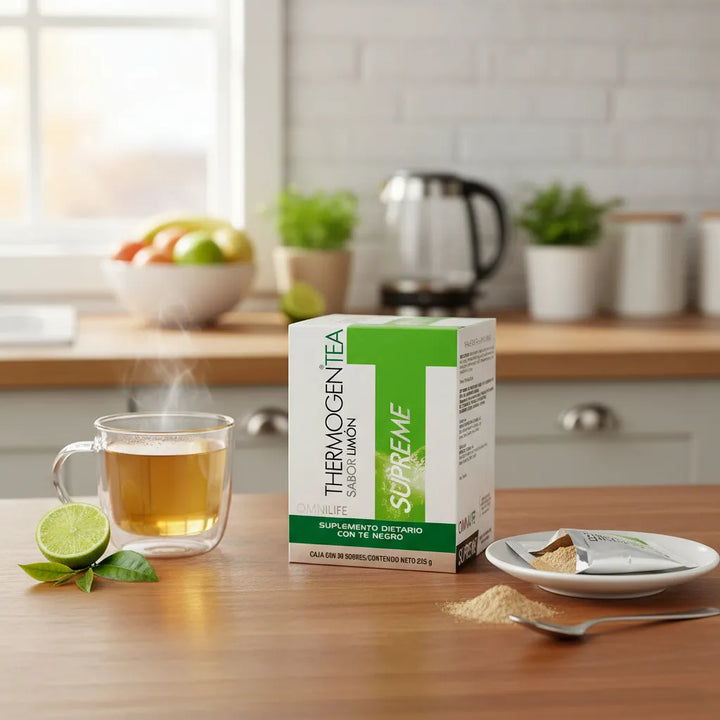 Omnilife Thermogentea Sabor A Limon Limón - Imagen 4