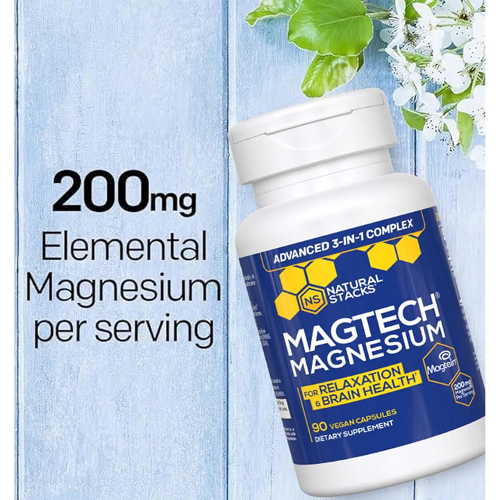 Cápsulas De Magnesio Para Salud Cerebral Antioxidantes Y Mej - Imagen 5