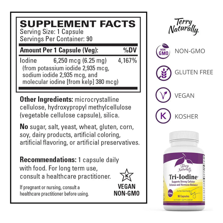 Cápsulas De Ioduro 6.25 Mg Apoya Equilibrio Hormonal Promuev - Imagen 4