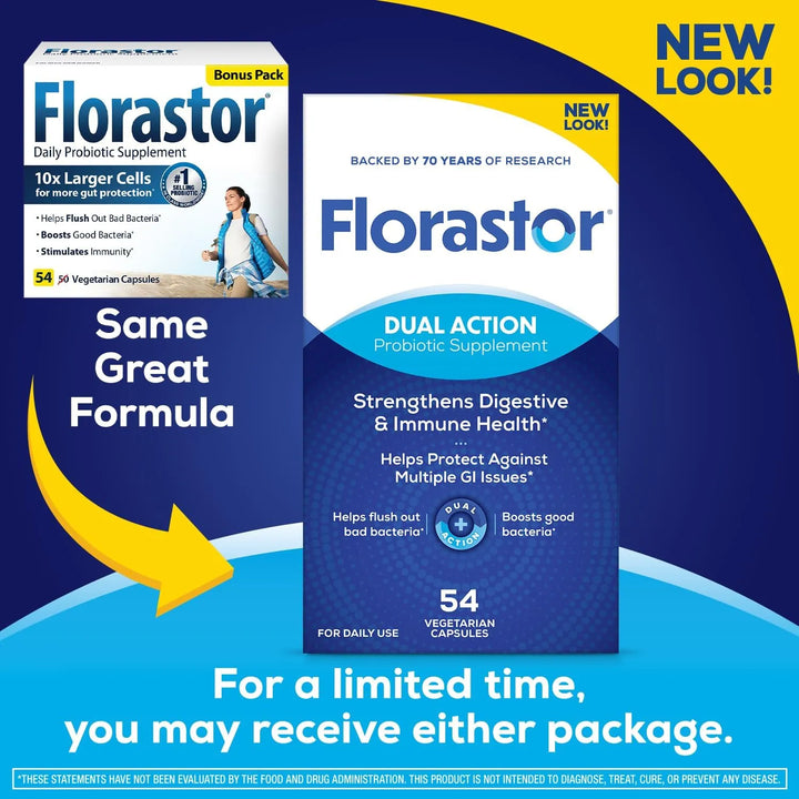 Cápsulas Probióticas Florastor Para Salud Digestiva E Inmuno - Imagen 2