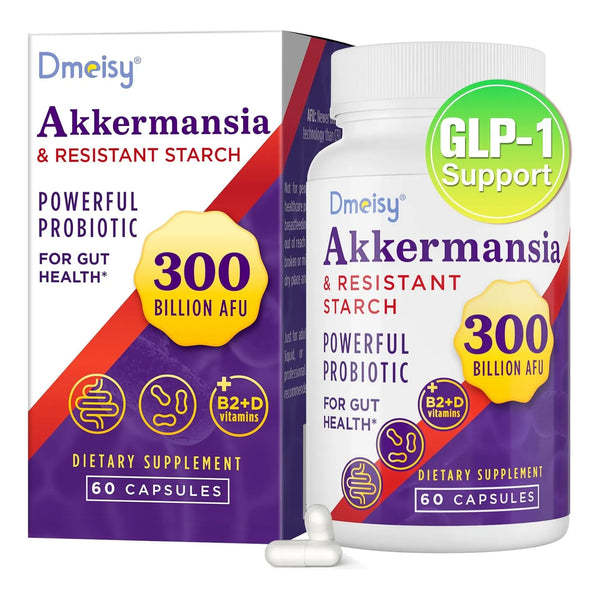 Akkermansia Muciniphila 300 Mil Millones Probiótico Para Hom - Imagen 1