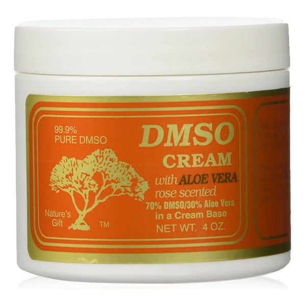 Crema Dmso Con Aloe Vera Rosa Perfumada 4 Oz Hidratacion Profunda Y Aroma Relajante