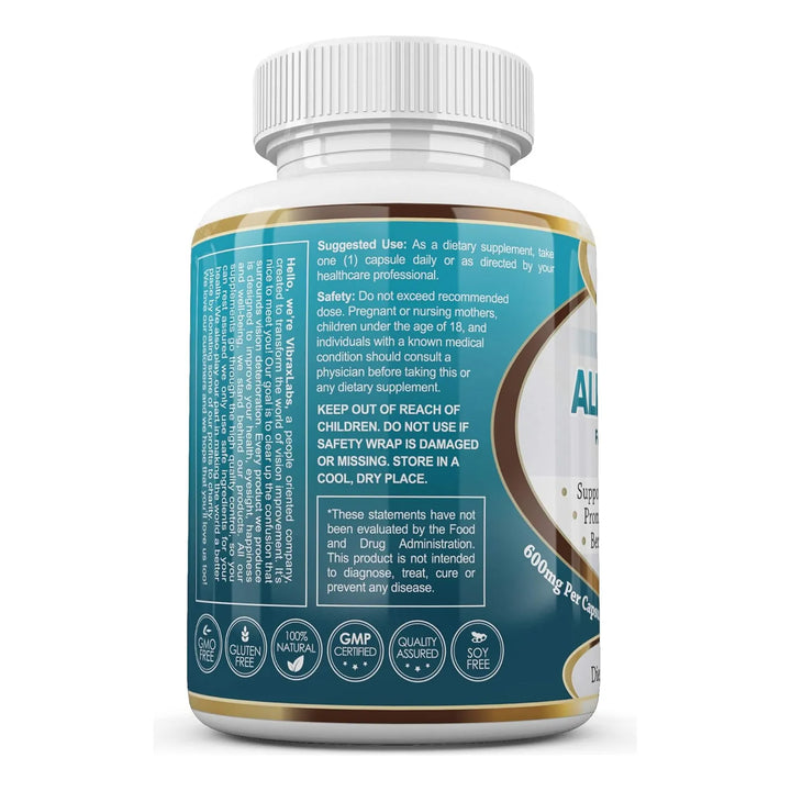 Cápsulas De Ácido Alfa Lipoico 600 Mg Acción Avanzada Para A - Imagen 6