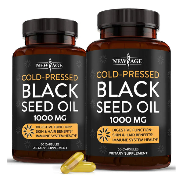 Cápsulas Aceite Semilla Negra Prensado En Frío Nigella Sativ - Imagen 1