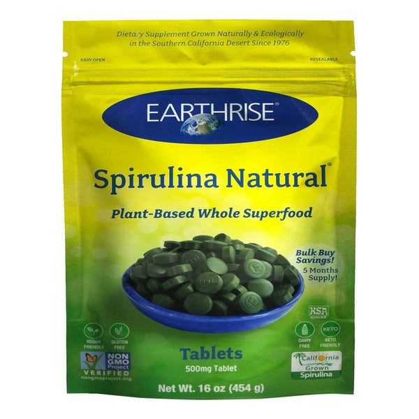 Espirulina Californiana Pura 500 Mg Alta En Vitaminas Minera - Imagen 1