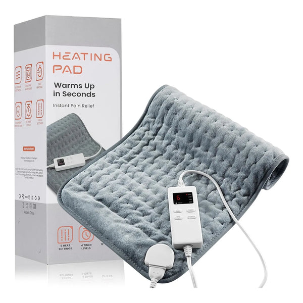 Almohadilla Térmica Grande Para Dolor Espalda 6 Calor Ajuste - Imagen 1