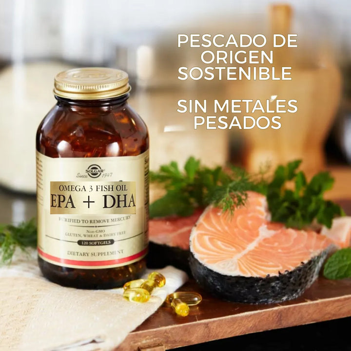 Omega 3 Epa + Dha X 120 Cap - Solgar - Imagen 3