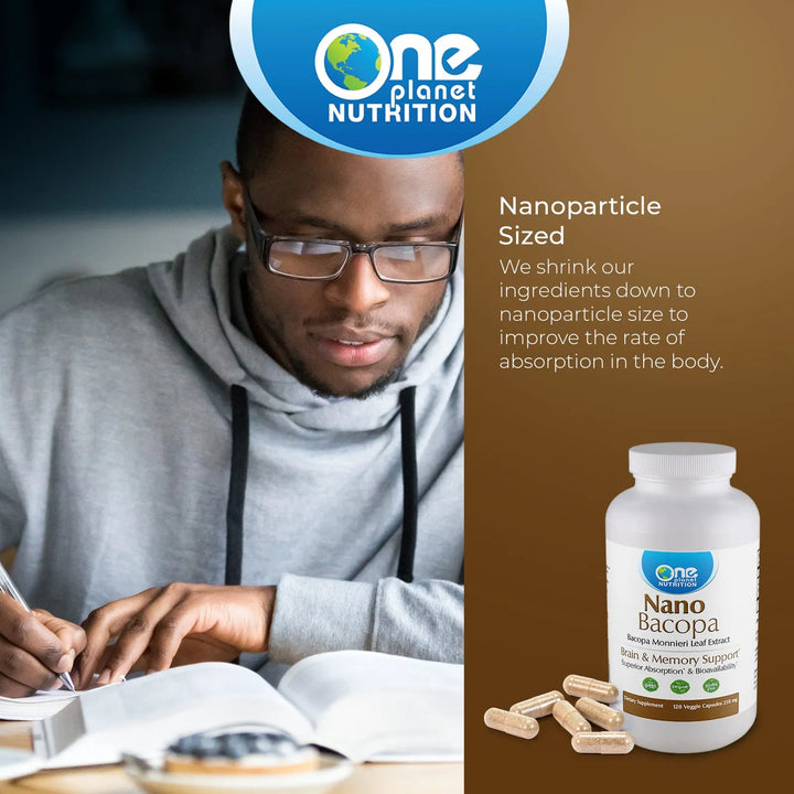 Cápsulas De Bacopa Monnieri 250 Mg Para Mejorar Memoria Y En - Imagen 3