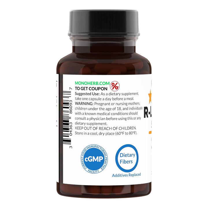 Ácido R-lipoico 300 Mg 90 Cápsulas Estabilizadas Suplemento - Imagen 3
