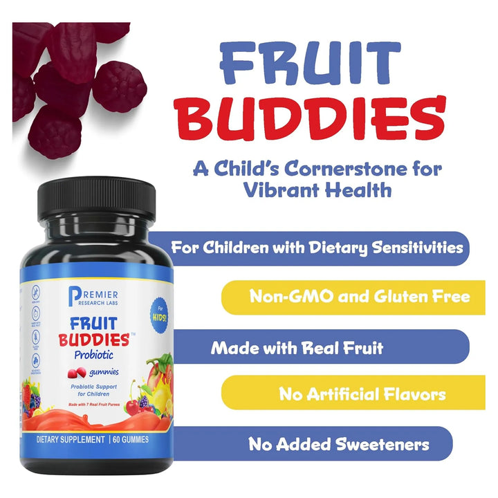 Gomitas Probióticas De Frutas Para Niños Con Fibra Para Salu - Imagen 2